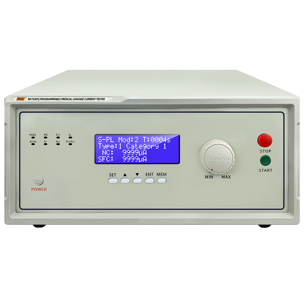 RK7505YJ/RK7510YJ/RK7520YJ/RK7530YJ/RK7550YJ程控医用泄漏电流测试仪（符合计量检定规程：JJG1188-2022）